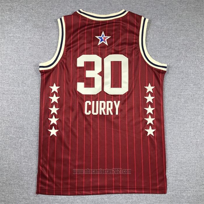 Camiseta Nino All Star 2024 Golden State Warriors Stephen Curry #30 Rojo